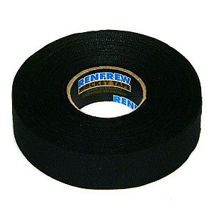 Лента для клюшек Renfrew Cloth Tape черная 24мм X18м