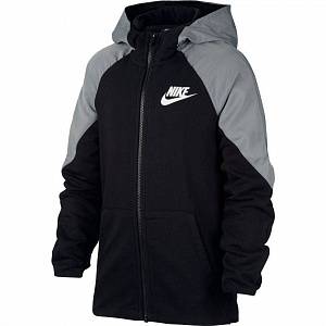 Худи Nike NSW Mixed Material Fz CU9222-010 JR