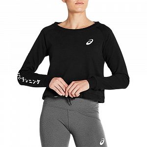 Футболка Asics л/атл. дл/р Katakana Ls Crop Top W 2032B759-021